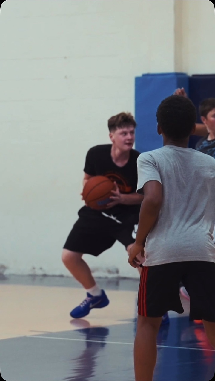 Reel: two players in a one-on-one training drill