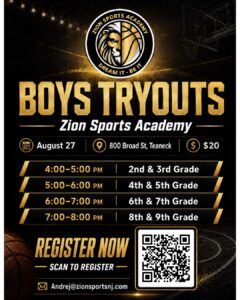 NJ Boys Tryouts