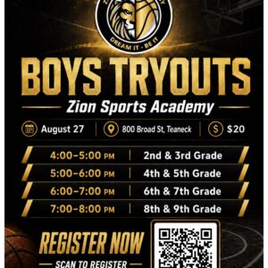 NJ Boys Tryouts